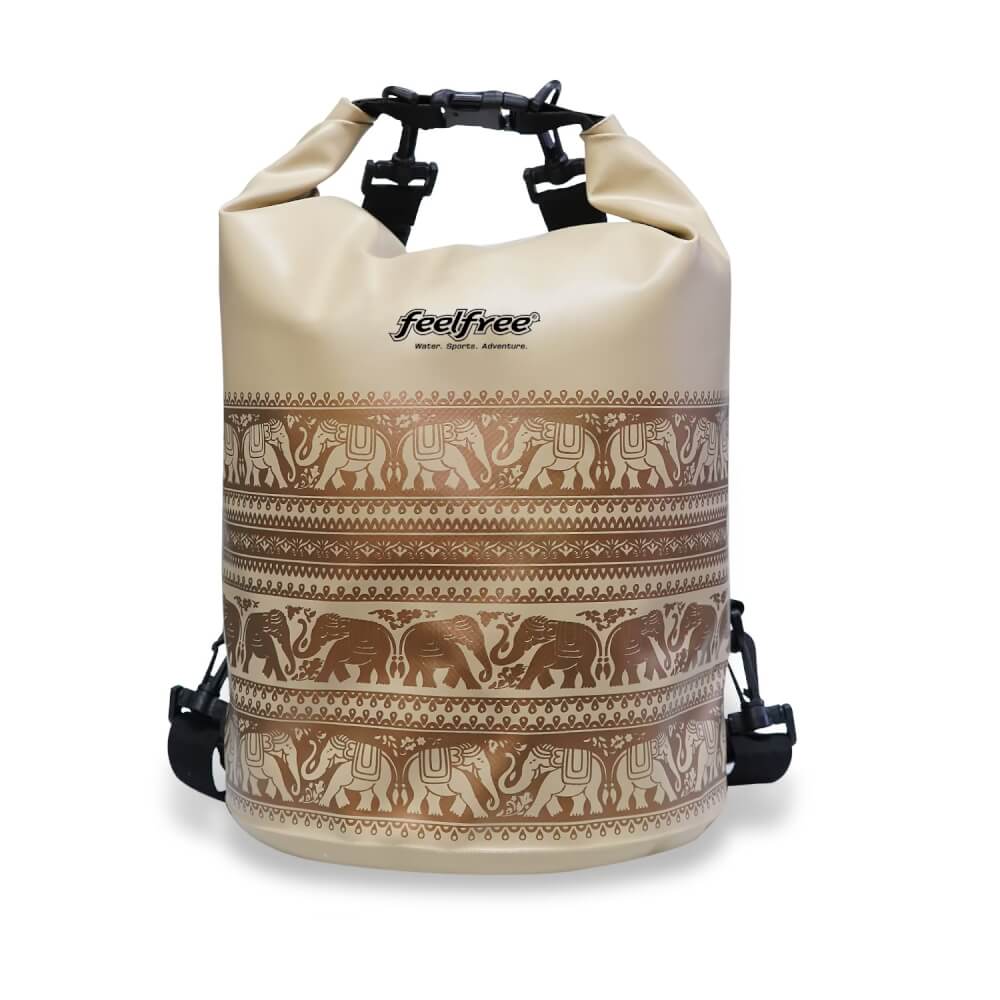 กระเป๋ากันน้ำ FEELFREE DRY TUBE CHANG รุ่นช้าง 15L สีแทน/ทอง_1